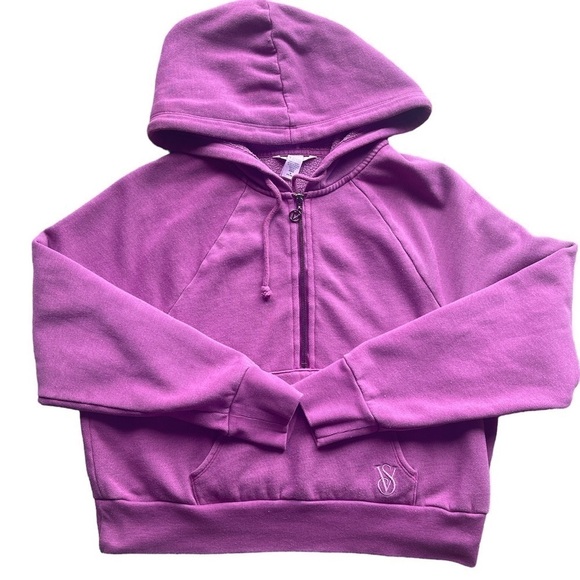 Victoria's Secret Tops - Victoria’s Secret cropped hoodie size medium